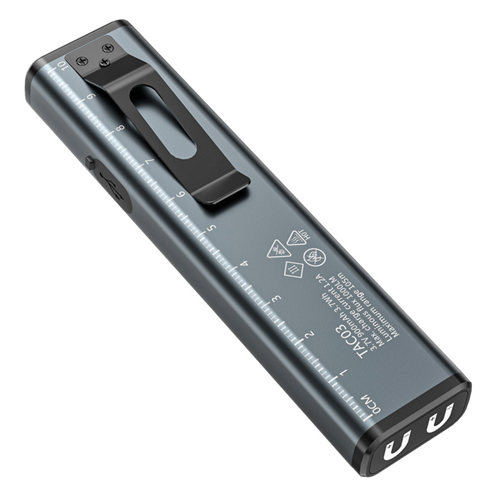 Flat EDC Flashlight Solar Rech - Edc Car Carry avaliação e preço