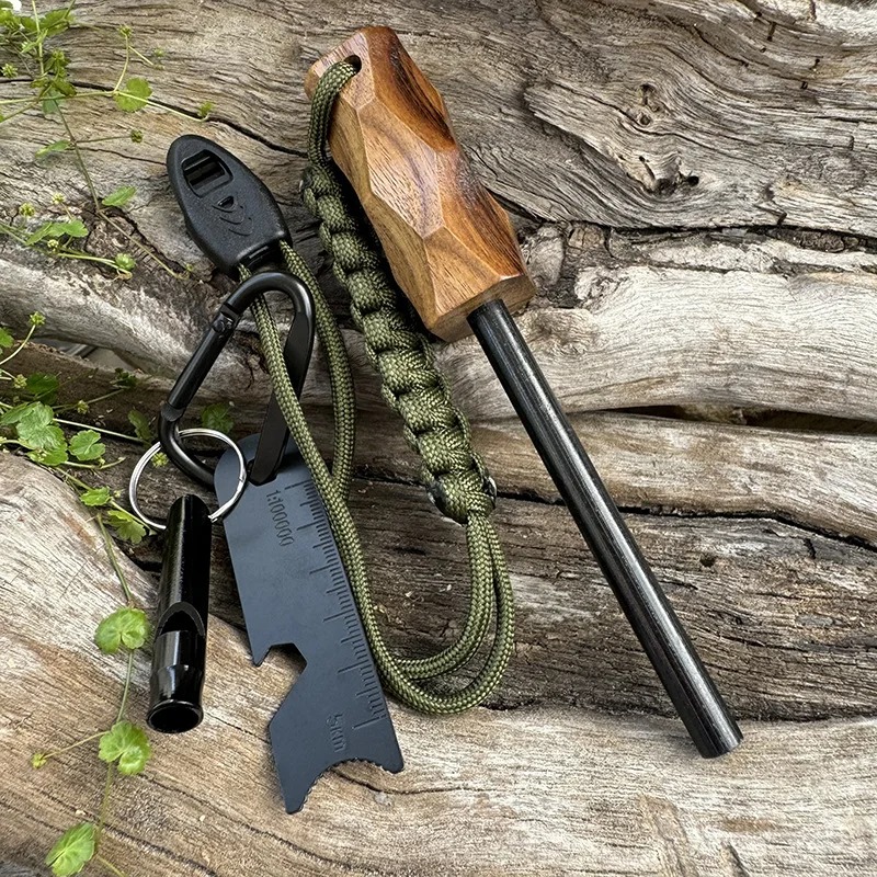 New Outdoor Flint Fire Starter - Ferro Rod Striker avaliação e preço