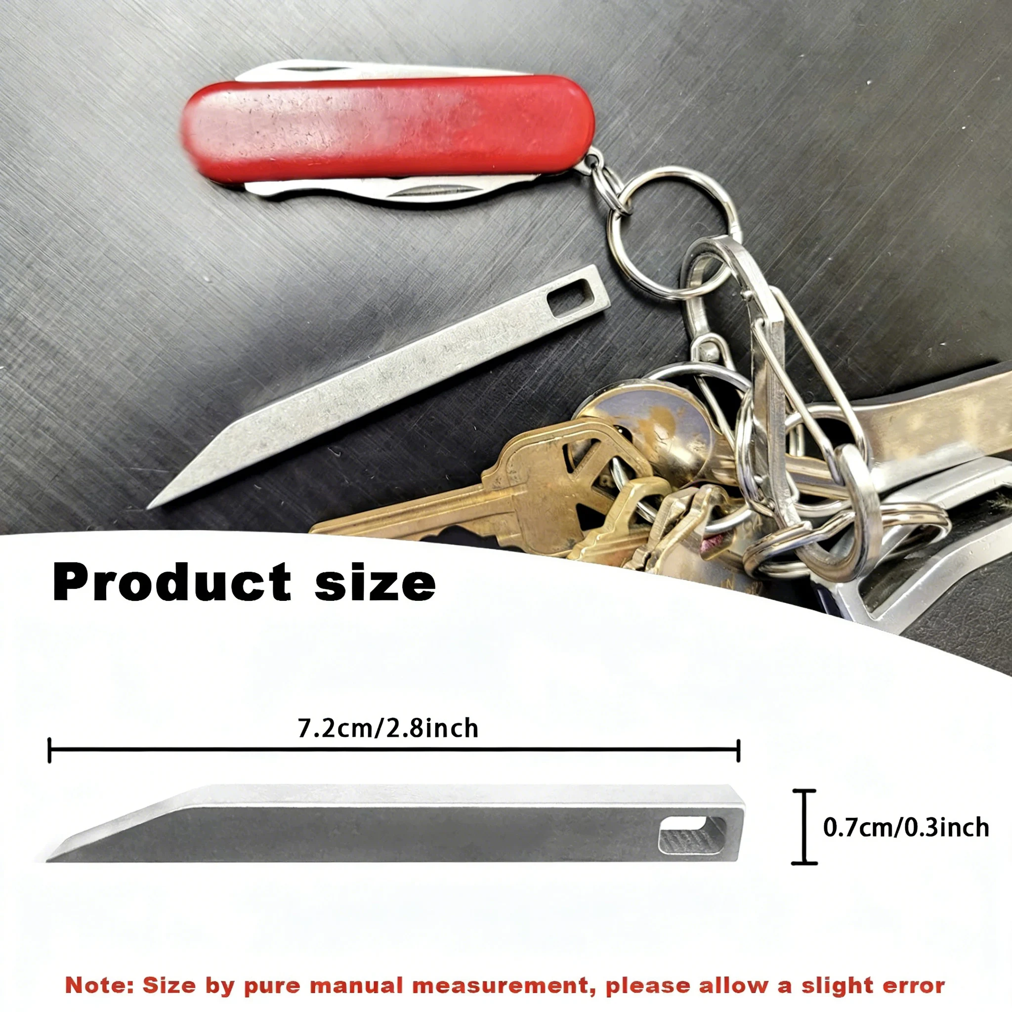 Heavy Duty Keychain Prybar EDC - Edc Everyday Carry avaliação e preço