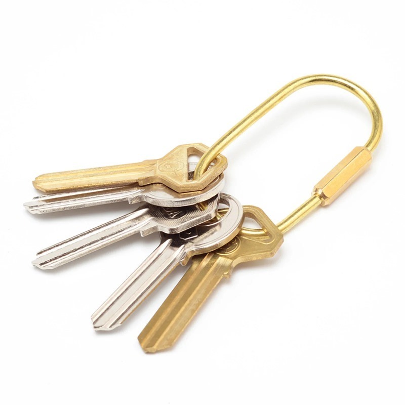 Solid Brass Screw Type D-Ring  - Edc Car Carry avaliação e preço