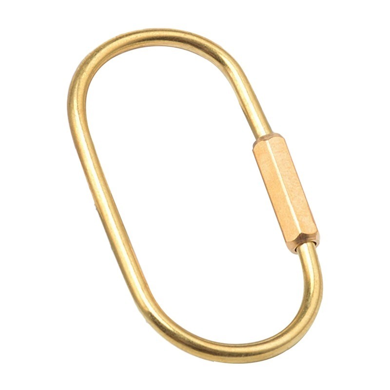 Solid Brass Screw Type D-Ring  - Edc Car Carry avaliação e preço
