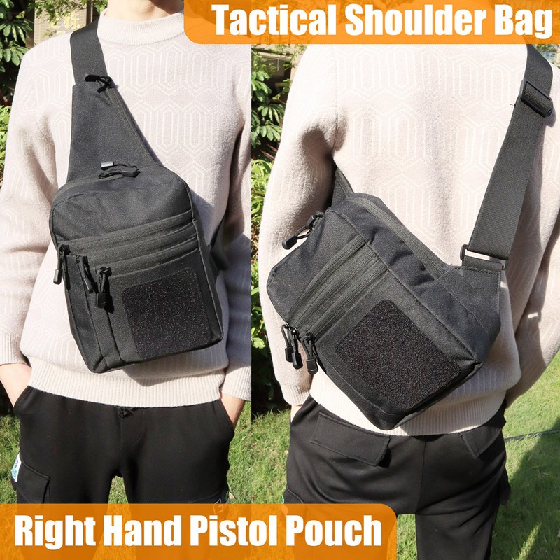 New Tactical Chest Bag Pistol  - Edc Carry Backpack avaliação e preço