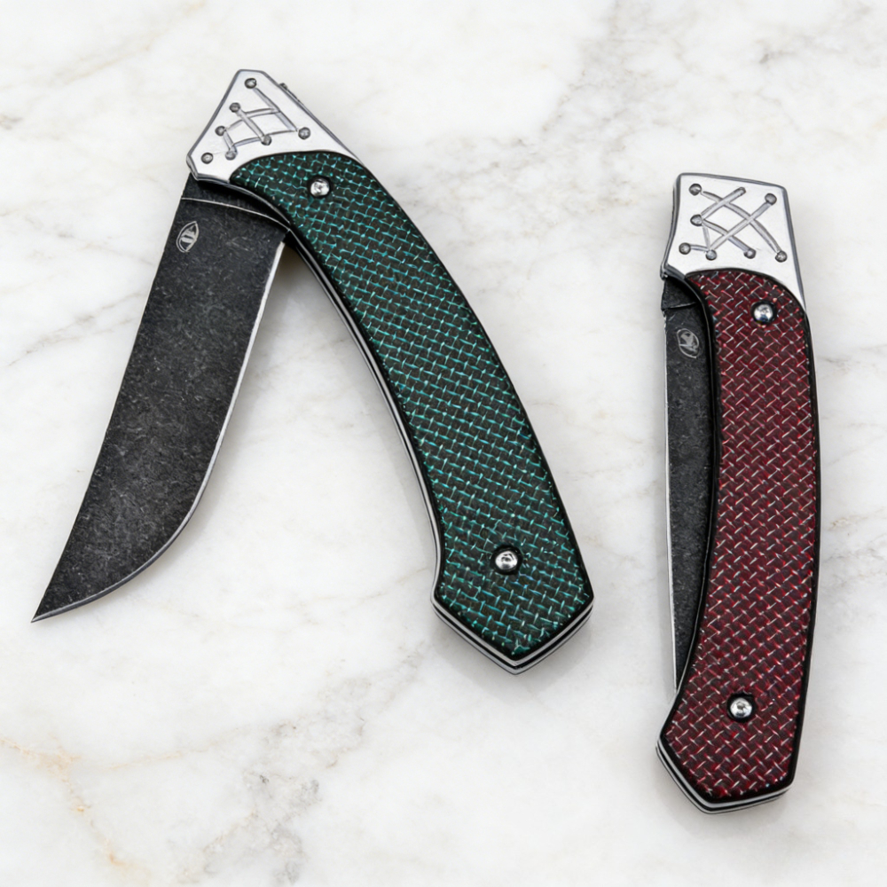 D2 Steel Folding Knife with Ca - Edc Every Day Carry おもちゃ avaliação e preço