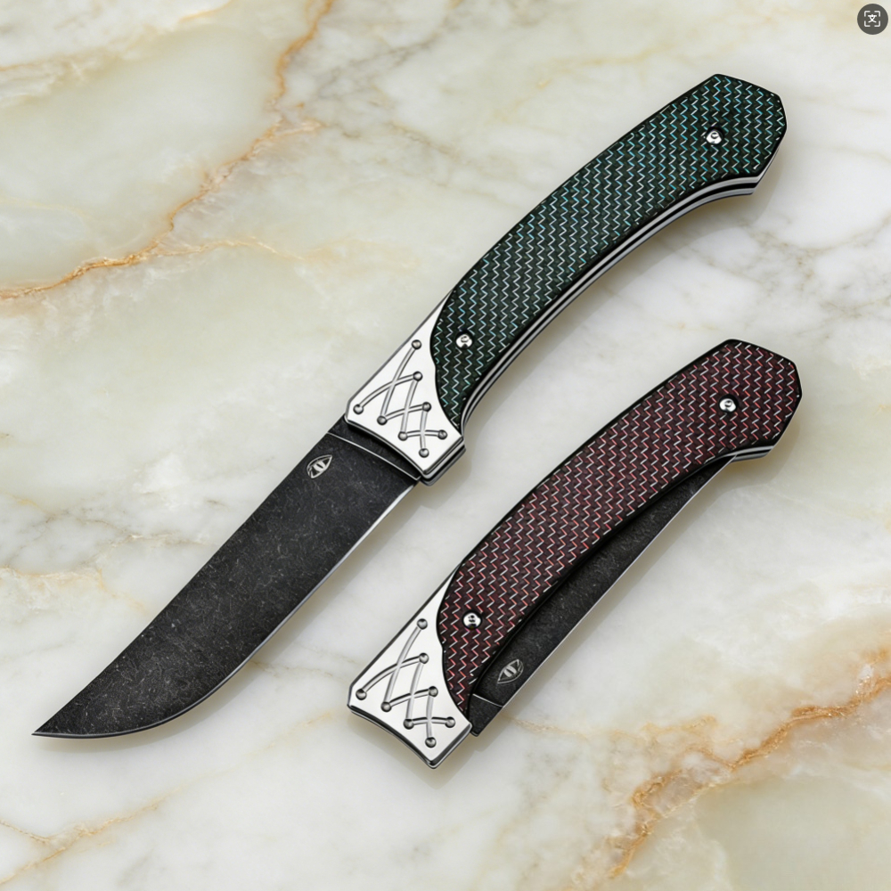 D2 Steel Folding Knife with Ca - Edc Every Day Carry おもちゃ avaliação e preço