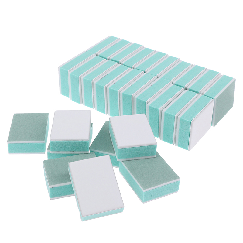 50 Pcs/lot Mini Nail Buffer Bl - Nail File Titanium avaliação e preço
