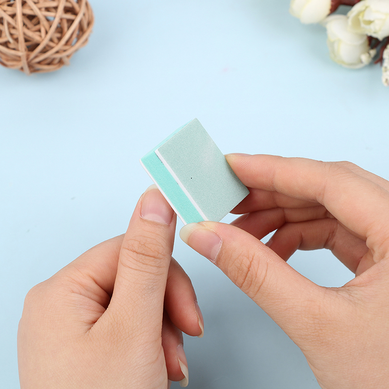 50 Pcs/lot Mini Nail Buffer Bl - Nail File Titanium avaliação e preço