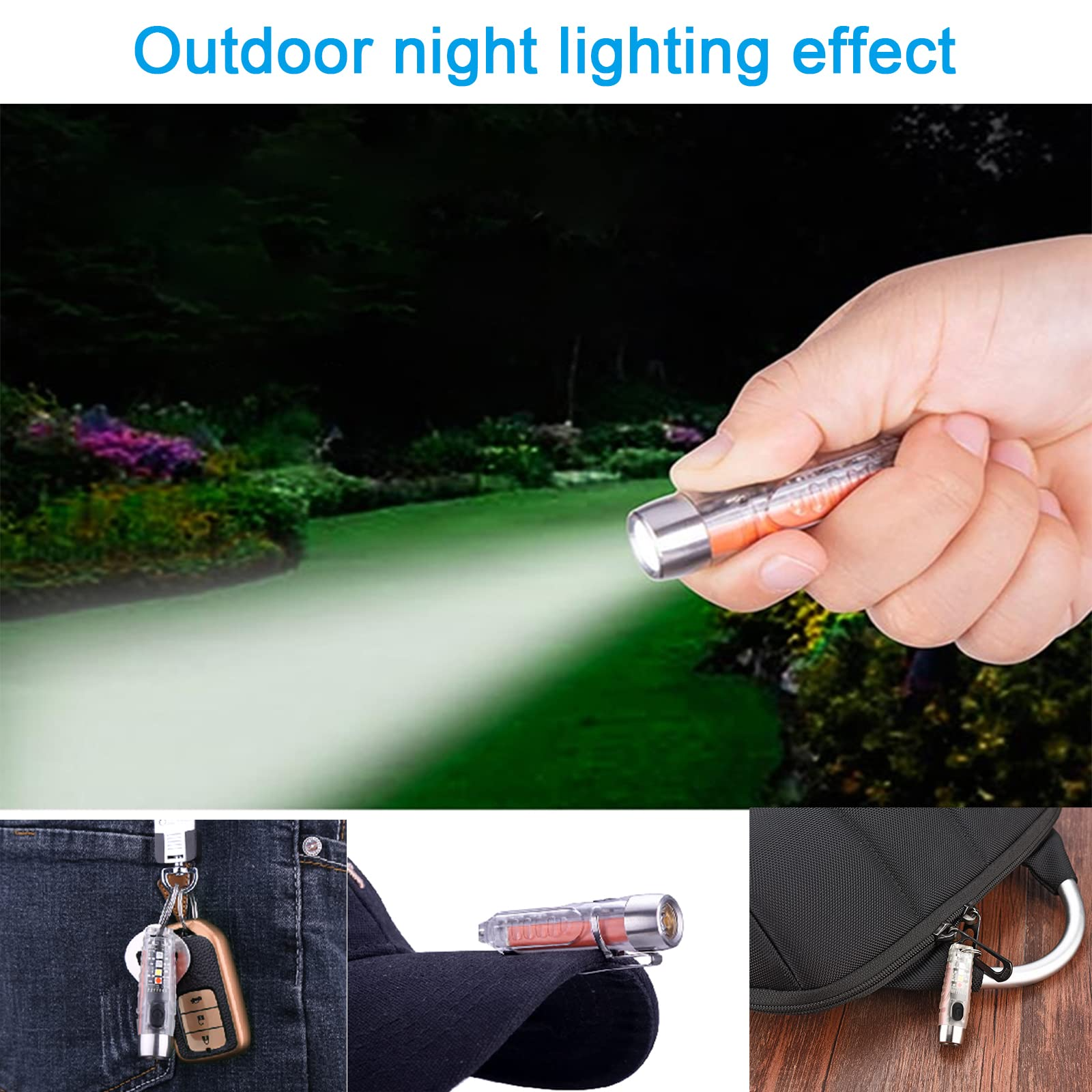Mini Keychain Flashlights EDC  - Edc Carry Backpack avaliação e preço