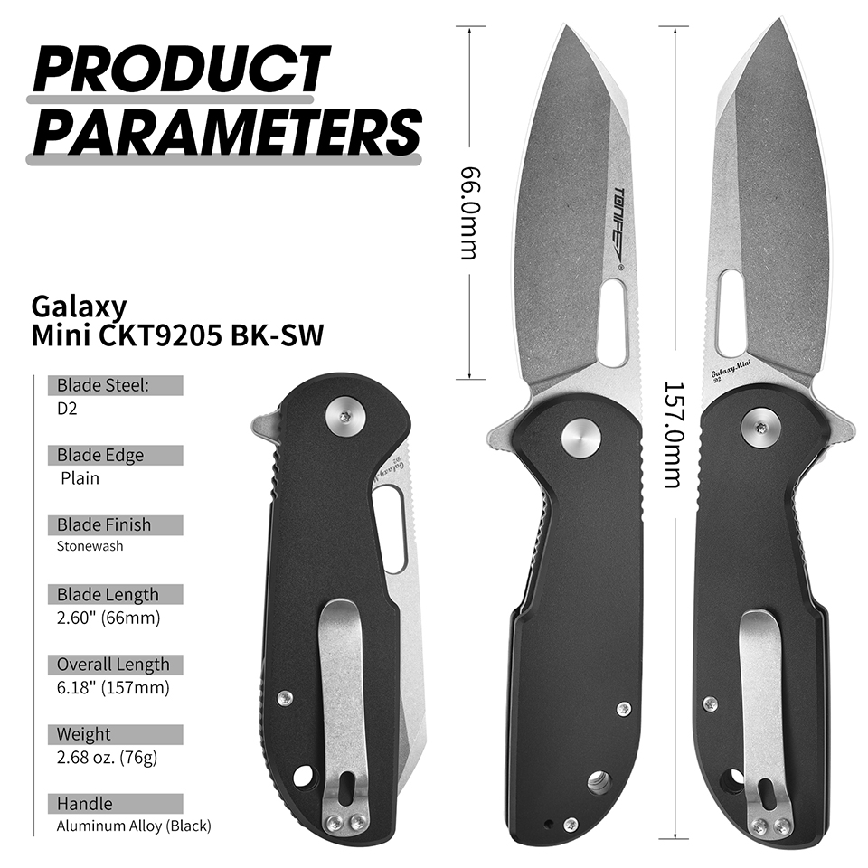 TONIFE Galaxy Mini CKT9205 Fol - Edc Every Day Carry おもちゃ avaliação e preço