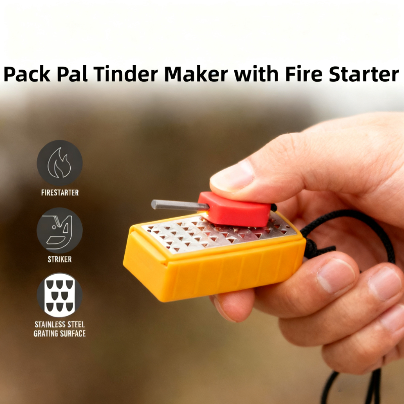 Lightweight Tinder Maker with  - Ferro Rod Striker avaliação e preço