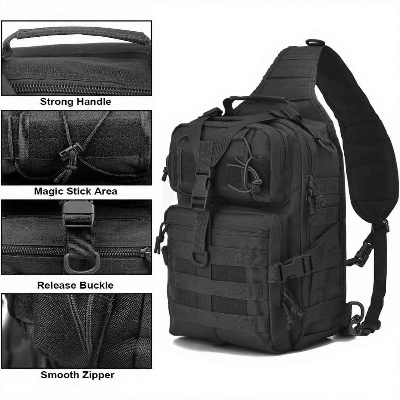 Tactical Sling Backpack Should - Edc Carry Backpack avaliação e preço