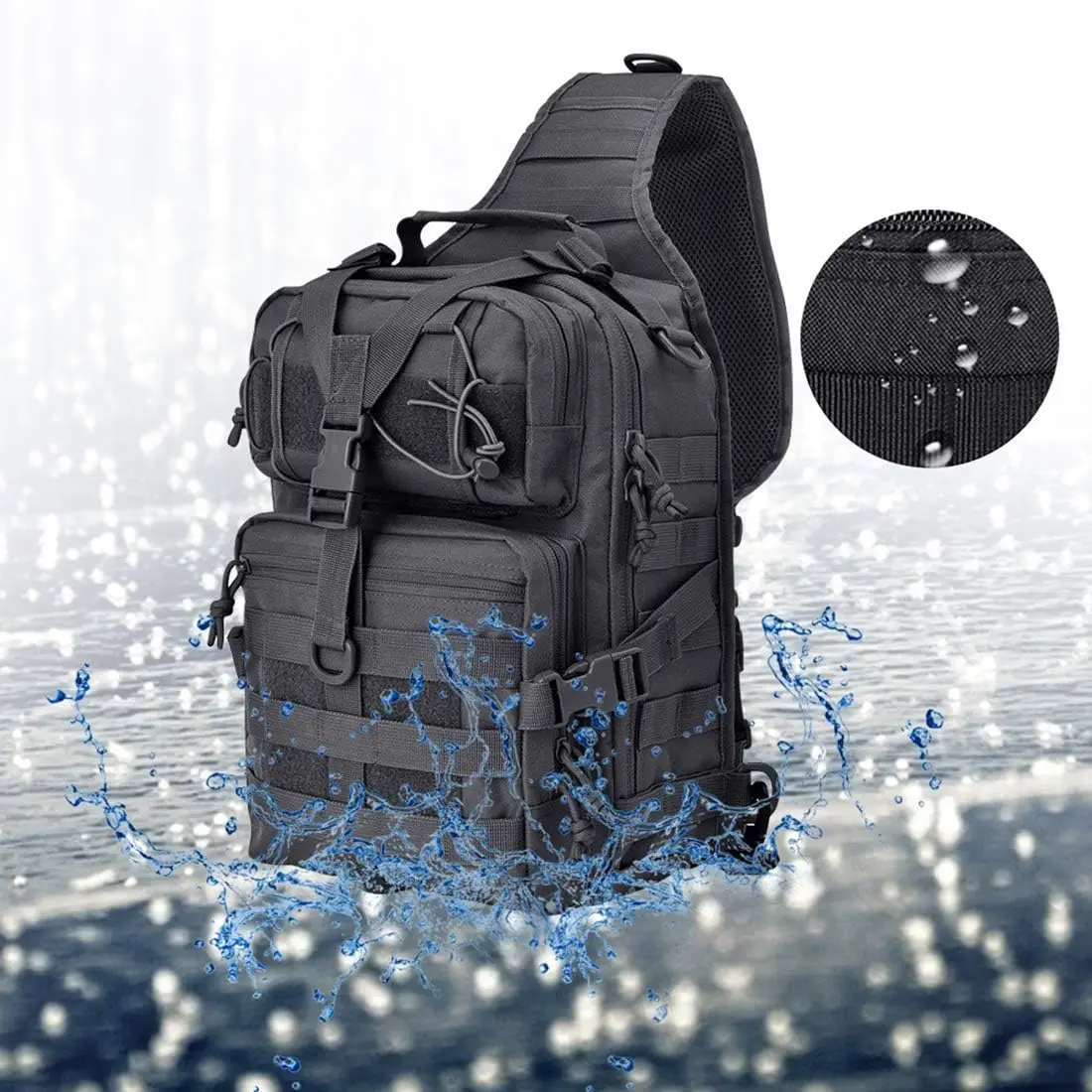Tactical Sling Backpack Should - Edc Carry Backpack avaliação e preço