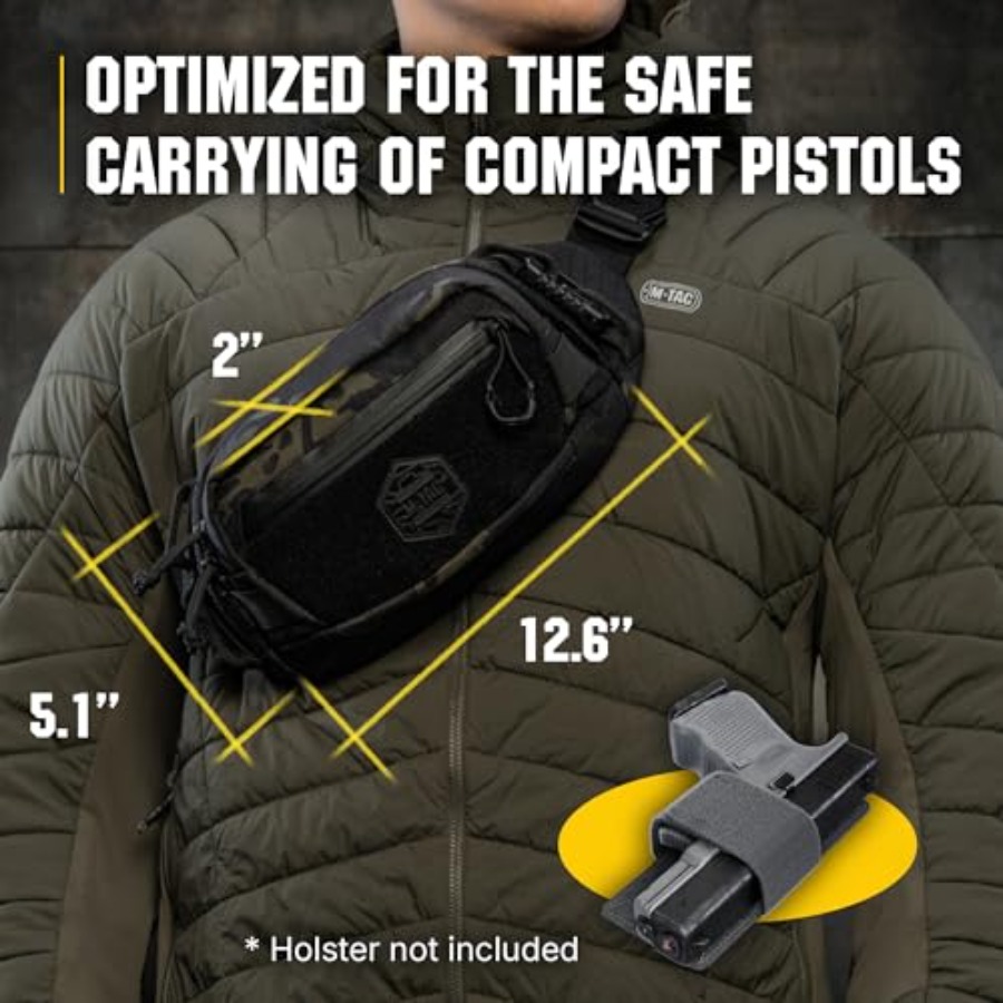 Tactical Mens Fanny Pack - Wai - Edc Concealed Carry avaliação e preço