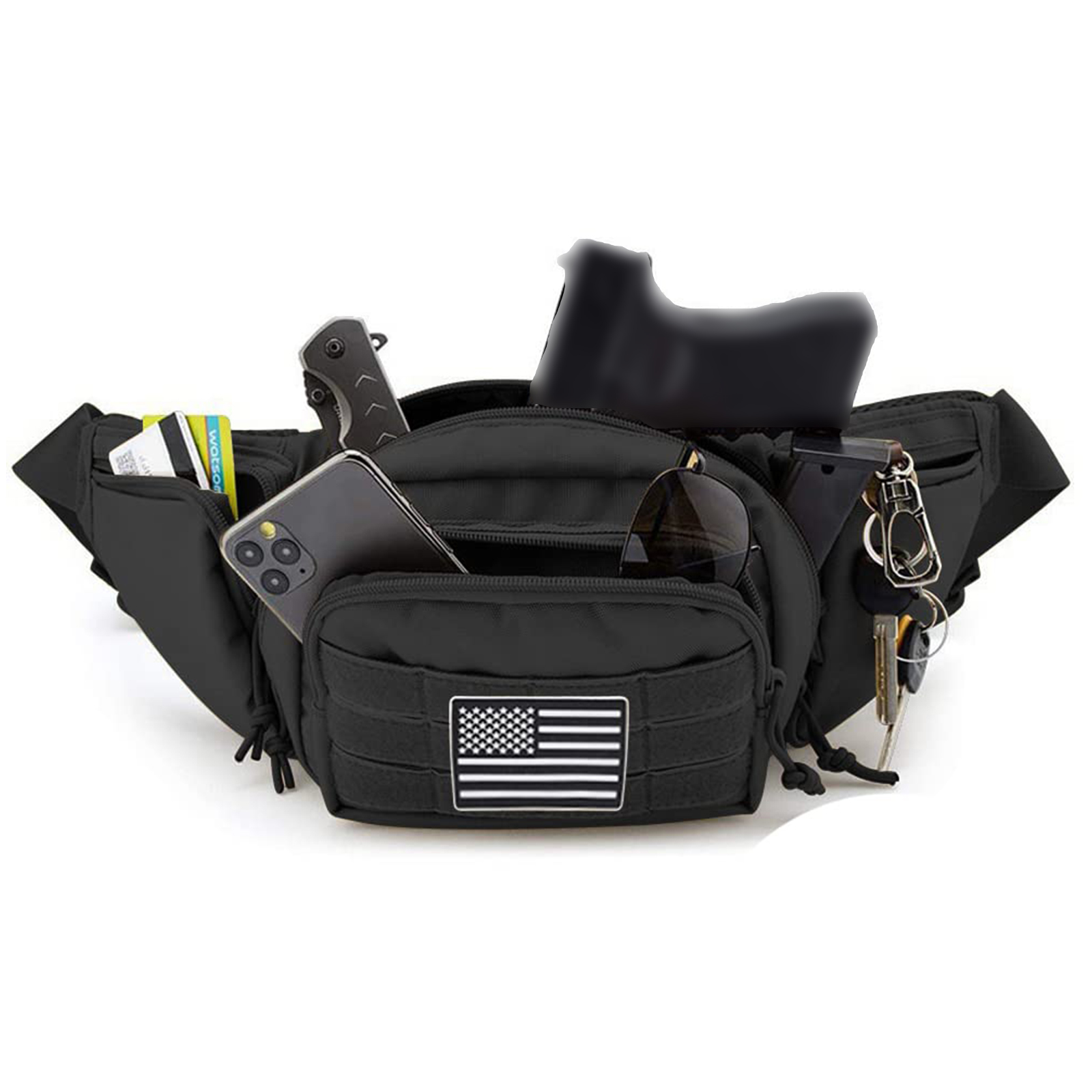 Tactical Fanny Pack Gun Holste - Edc Carry For Men avaliação e preço