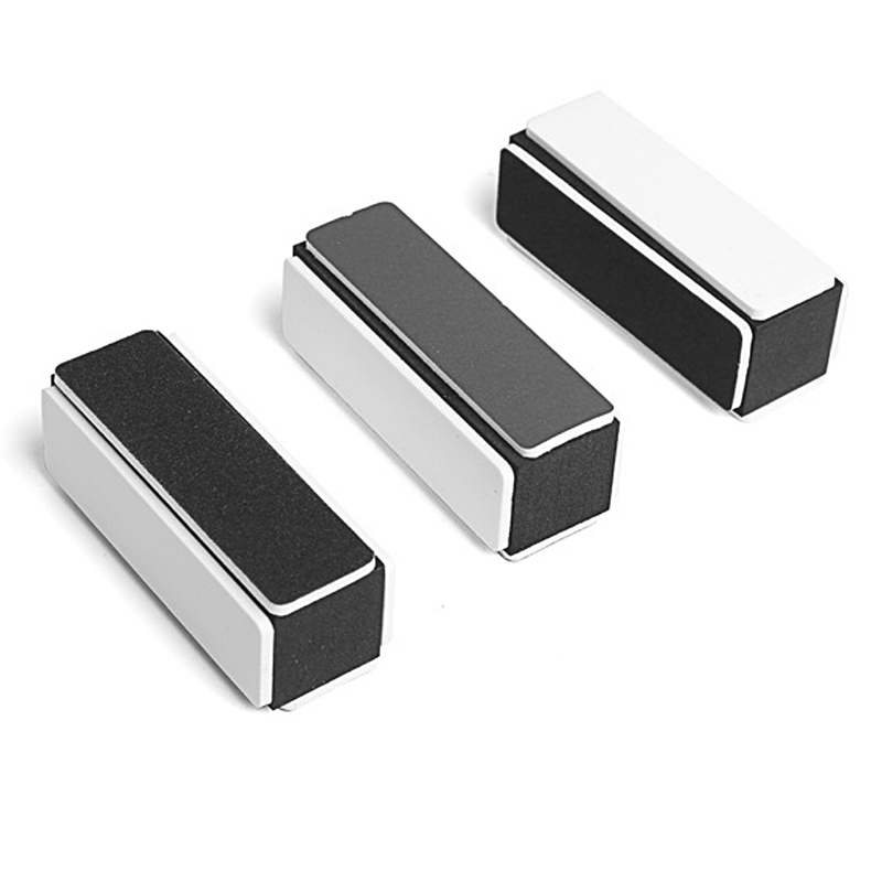 2/4/10pcs/Lot Sanding Block Na - Nail File Titanium avaliação e preço