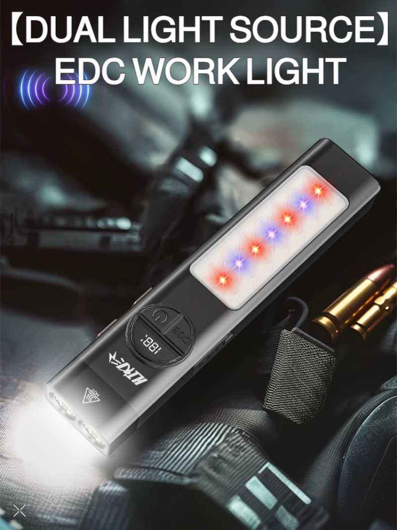 Multifunctional Flashlight Dua - Edc Car Carry avaliação e preço