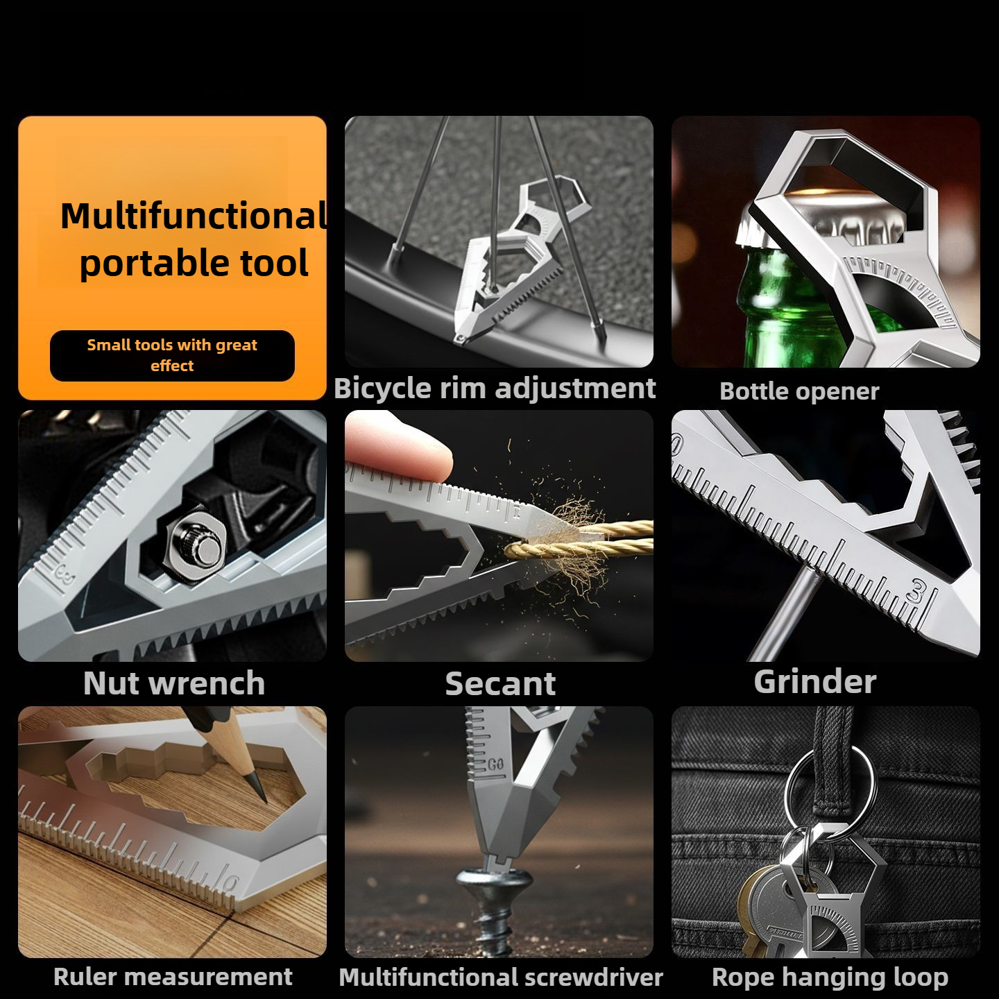EDC Multitool 10-in-1 Portable - Edc Carry Accessories avaliação e preço