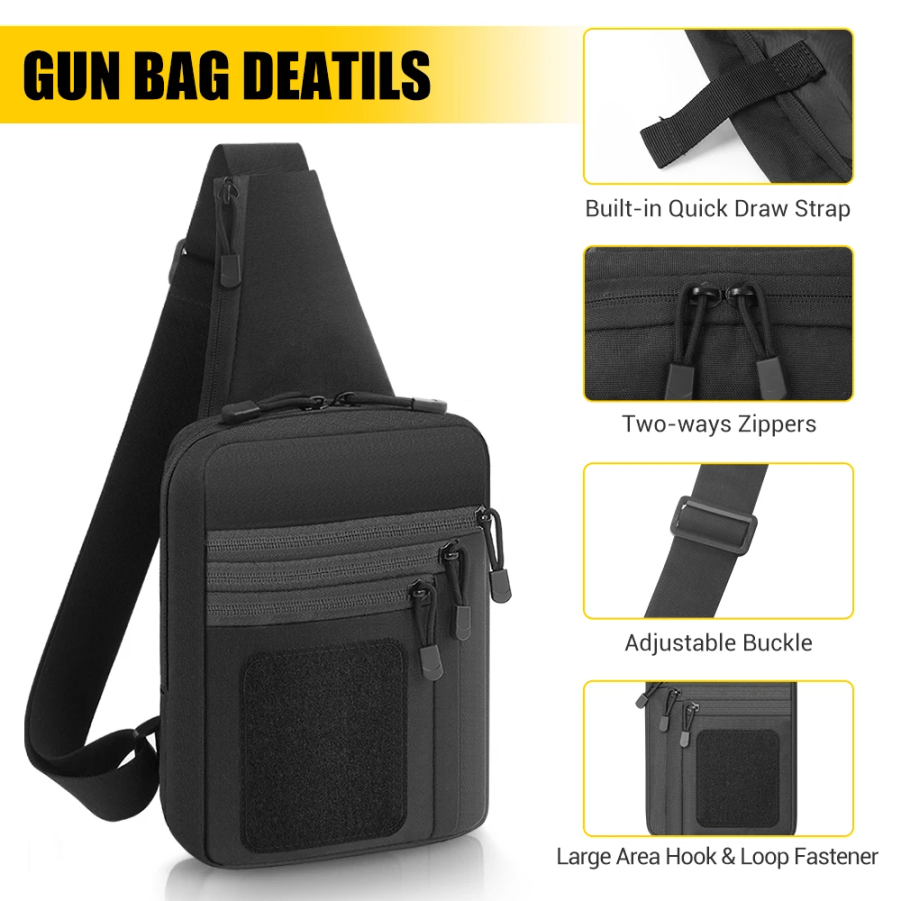 CAOX Tactical Pistol Gun Bag C - Edc Concealed Carry avaliação e preço