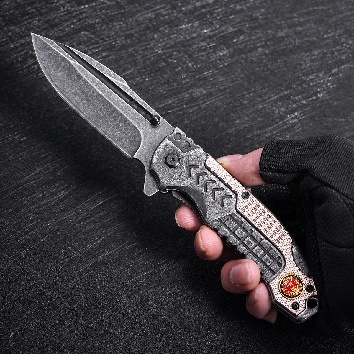 Premium Stonewashed Stainless  - Edc Day Carry avaliação e preço