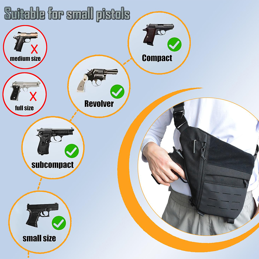 Tactical Bag Concealed Gun Bag - Edc Carry Backpack avaliação e preço