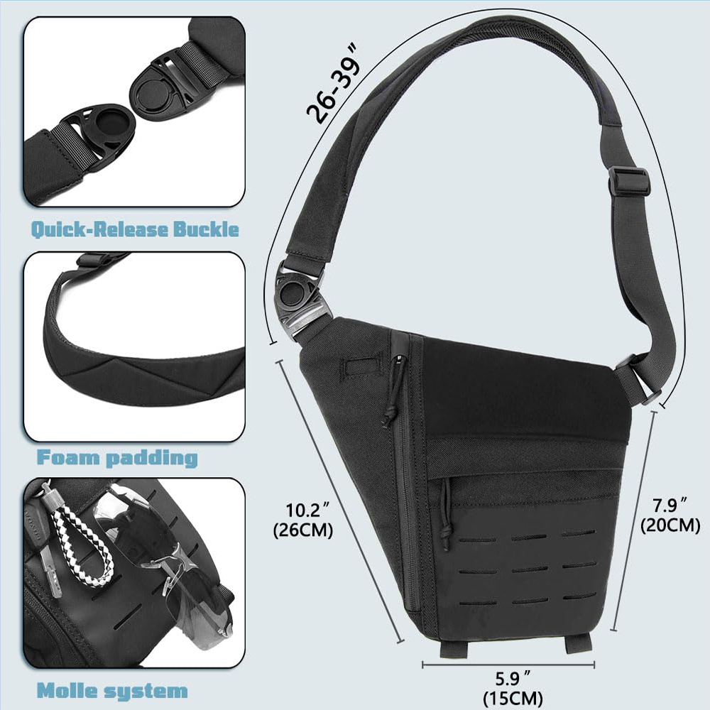 Tactical Bag Concealed Gun Bag - Edc Carry Backpack avaliação e preço