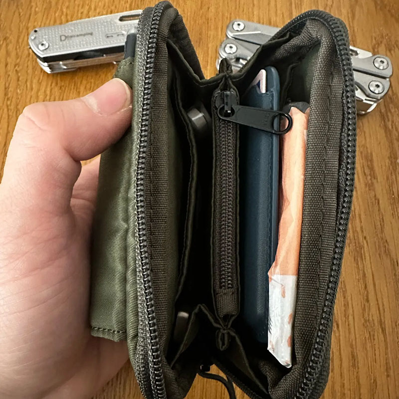 Casual Men's Coin Purse Daily  - Edc Carry Coins avaliação e preço