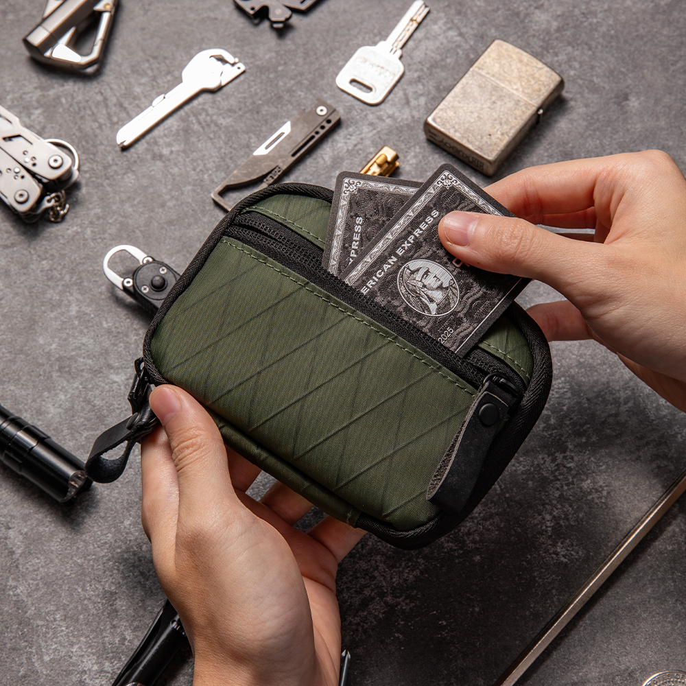 Small EDC Wallet Pouch EDC Poc - Edc Concealed Carry avaliação e preço